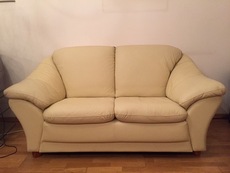 Продам финский кожаный диван