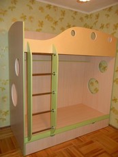 Двухъярусная кровать, ДСП