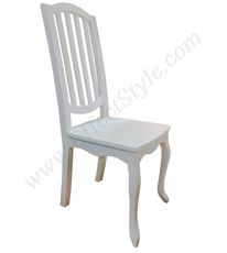 Стул фигурный Semi White (B31)