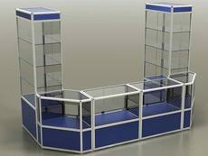 Торговое оборудование для магазинов - витрины прилавки стелл