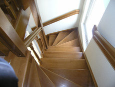 Производство лестниц из дерева