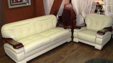 Продам кожаный диван и кресла `Bern`, со склада в Запорожье.