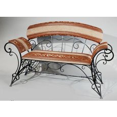 Кованая банкетка - кованая мебель для дома, для дачи и сада