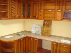 Кухня углова деревяна