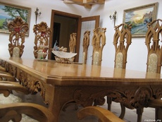 Мебель на заказ с резьбой.