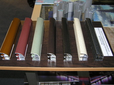 Полимерная покраска профиля раздвижных систем.