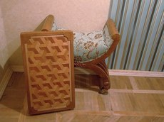 Столик - пуфик 2в1