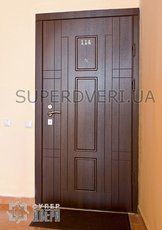 Металлические двери с МДФ накладками (Киев)