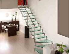 Стеклянные лестницы и ограждения лестниц