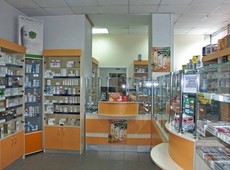 Меблі аптечні на замовлення Київ - аптечні вітрини, прилавки