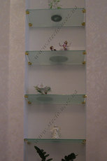 Стеклянные полки