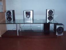 Подставка под плазму+ музыкальный центр Sony Mhc-Rg475S, б/у