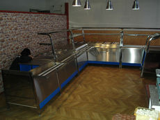 Кухонная мебель из нержавеющей стали