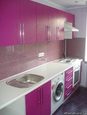 Кухни с пластиковыми фасадами