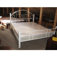 Ліжко нове з каркасним матрацом