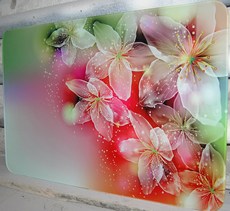 Скинали-стеклянные фартуки, столешни с фото без плёнок, не У