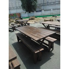 Продам раскладные деревянные столы и лавки