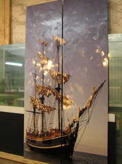 Фотомолекулярная печать на стекле