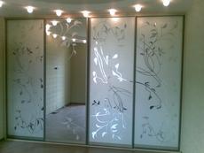 Шкаф-купе с пескоструйным рисунком (более 200 рисунков)