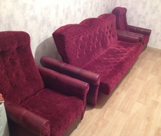Мягкий уголочек (диван+2 кресла)
