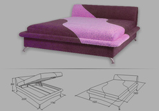 Кровать "Астра-Волна"