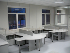 Офисная мебель на заказ любой сложности из ДСП и МДФ