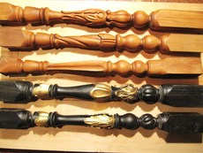 Резьба по дереву-станочная и ручная.