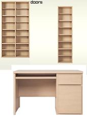 Cтол и стеллажи BRW Doors цвет венге, офисная мебель