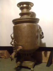 Самовар тульский на дровах