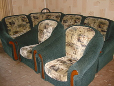 Угловой диван + 2 кресла