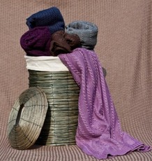 Пледы вязанные