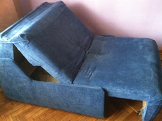 Продам кресло «Нью Йорк» б/у. Цвет синей. Есть фото.