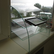 Торговая витрина стеклянная