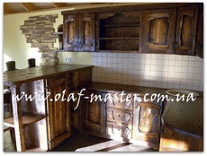 Мебель под старину из массива дерева