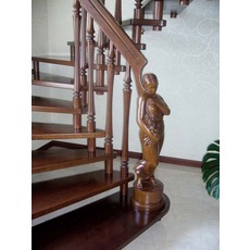 Лестницы из натарульного дерева