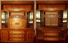 Б/У шкаф (сервант-бар)