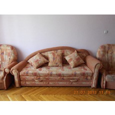Мягкий уголок (диван раскладной и два кресла) в отличгом сос