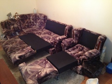 Диван угловой + раскладное кресло