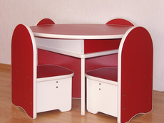 Комплект мебели, стол, стульчик Алиса