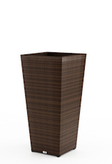 Ваза из искусственного ротанга Scaleo Modern 41х41х80см