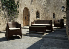 Набор из ротанга Leuca Moden диван+2 кресла+столик