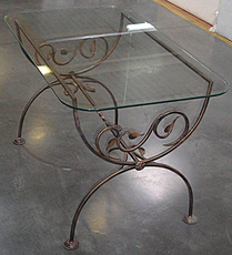 Стол кованый журнальный "Арка"