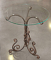 Стол кованый журнальный Лиана