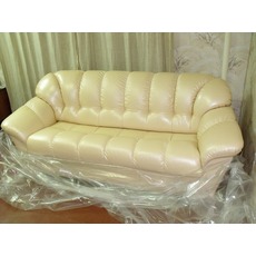 Продам абсолютно новый не раскладной кожаный диван - 6900 гр