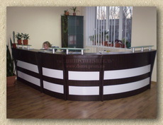 Стойка администратора, рецепшн.