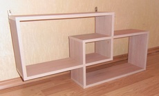 Продам срочно полку, столик компьютерный, табуретку, пуфик. 