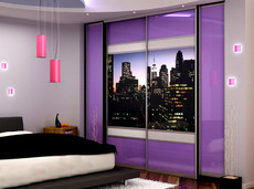 Фотопечать на шкафах-купе.