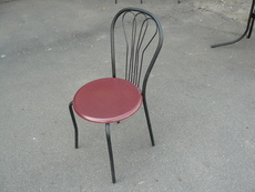 Продам б/у стулья, красные для кафе.