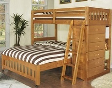 Ліжко двоярусне "Кароль" (дерево).