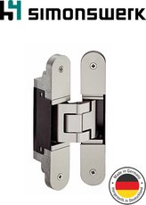 Прихована дверна петля Tectus 340 3D (F1 колір срібло)